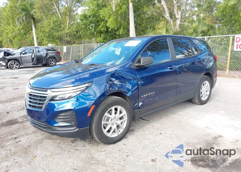 2022 Chevrolet Equinox Fwd Ls из США, поврежденный, VIN 3GNAXHEV9NS207402